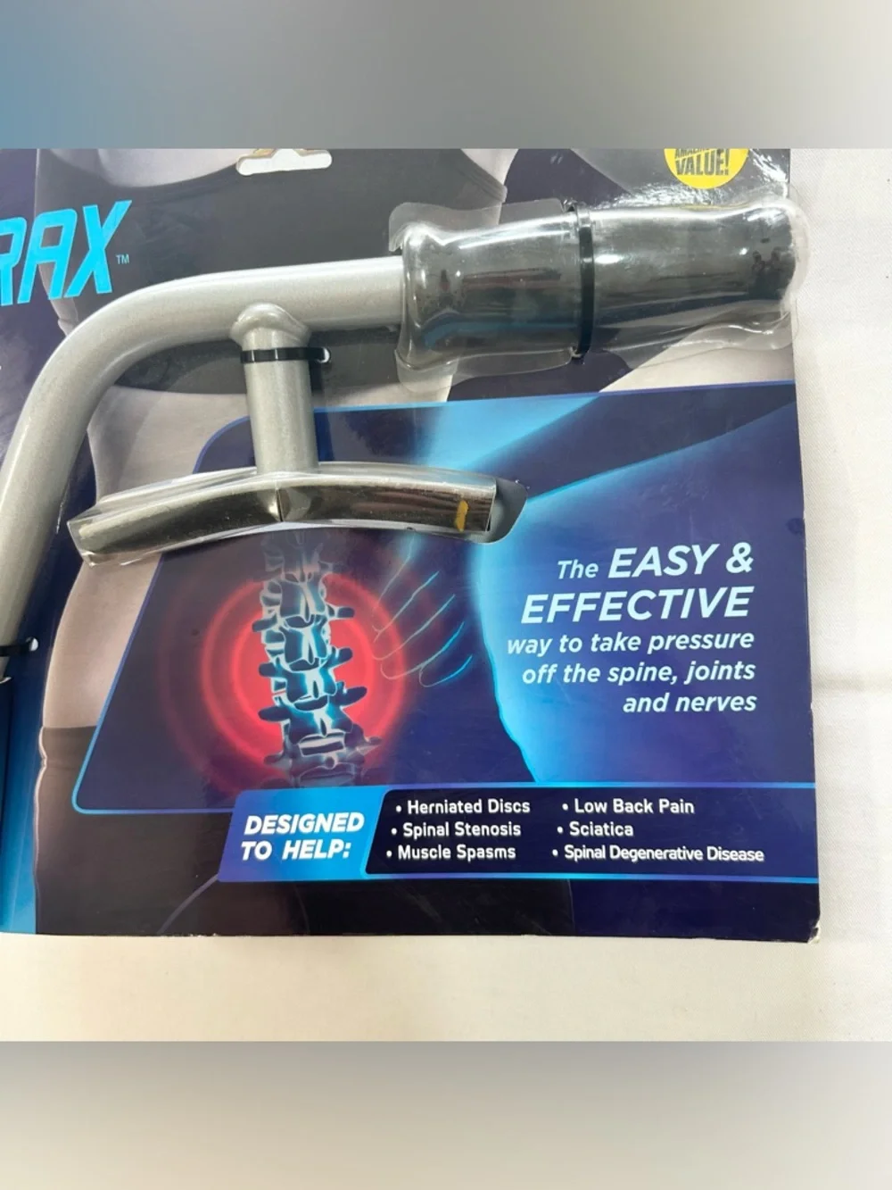 Lo-Bak Trax Portable Spinal Traction Device With Instructional DVD As Seen On TV - Picture 2 of 7
